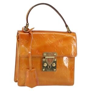 LOUIS VUITTON Vernis Spring Street Bag Marshmallow Pink M91033 LV Auth 160806